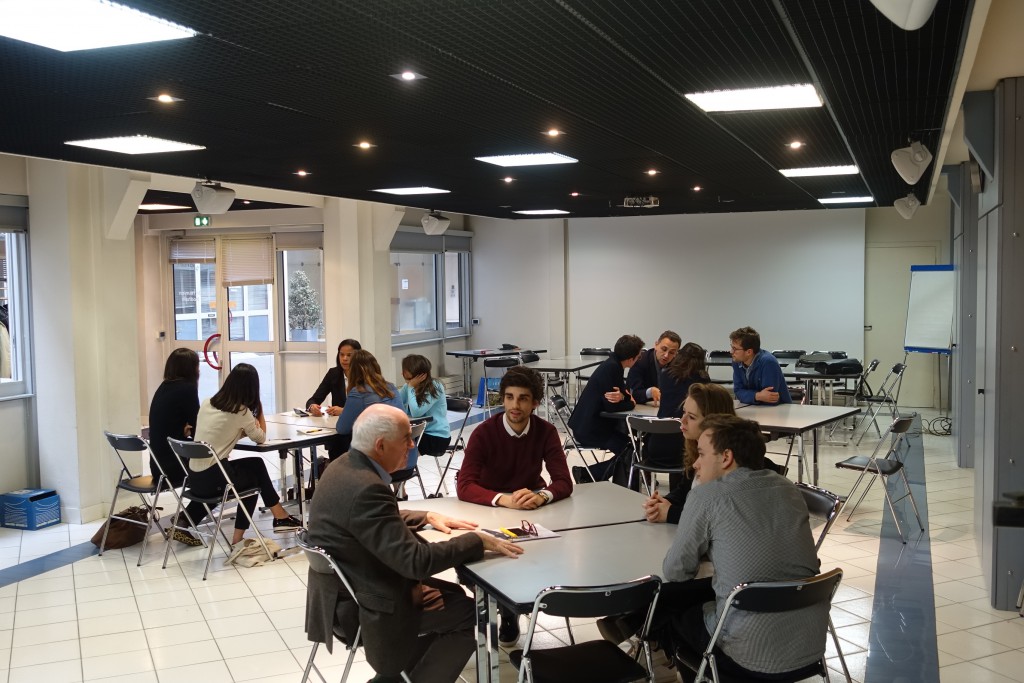 10 étudiants de la Chaire Philanthropie de l’ESSEC rencontrent trois de nos fondateurs